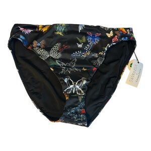 Swiminista x Christian Lacroix Butterfly Bikini Bottom Sz XL NEW